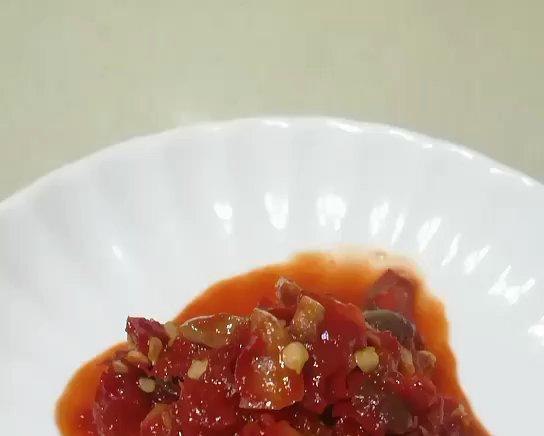 自制刀豆辣椒酱