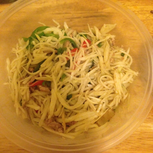 茭白青椒肉丝炒毛豆