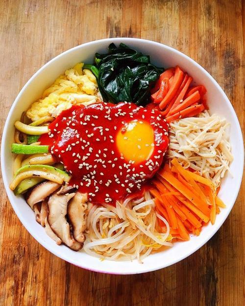 韩式拌饭的做法