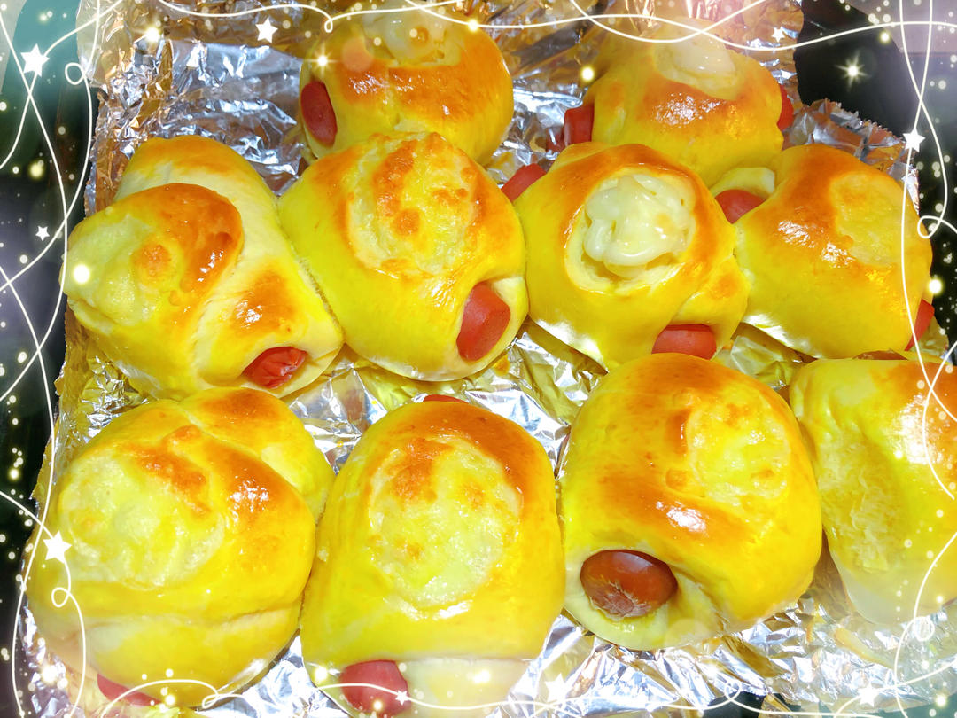 蒜香肠仔包