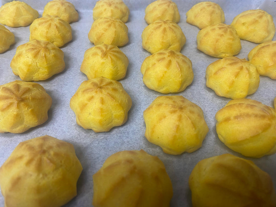 简单易成功的奶油小泡芙做法