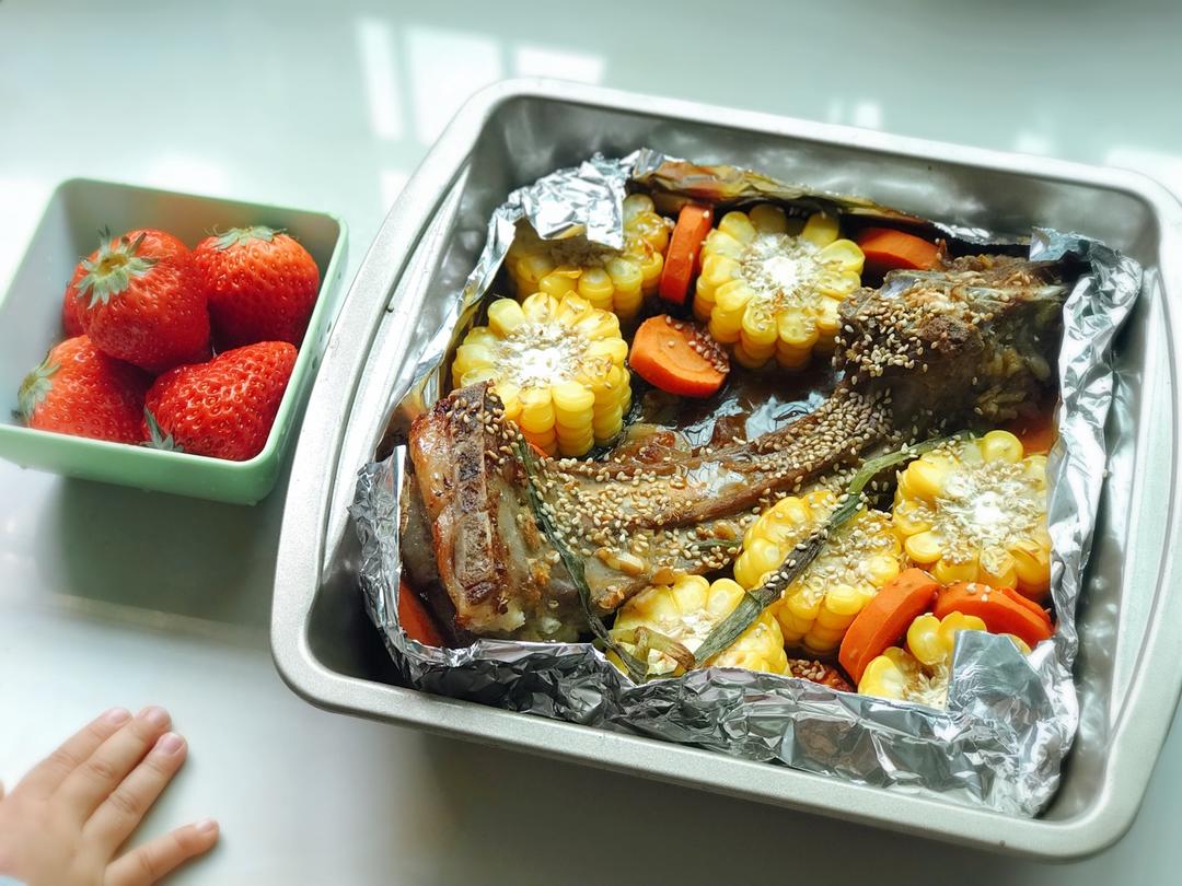 烤箱版的烤羊排