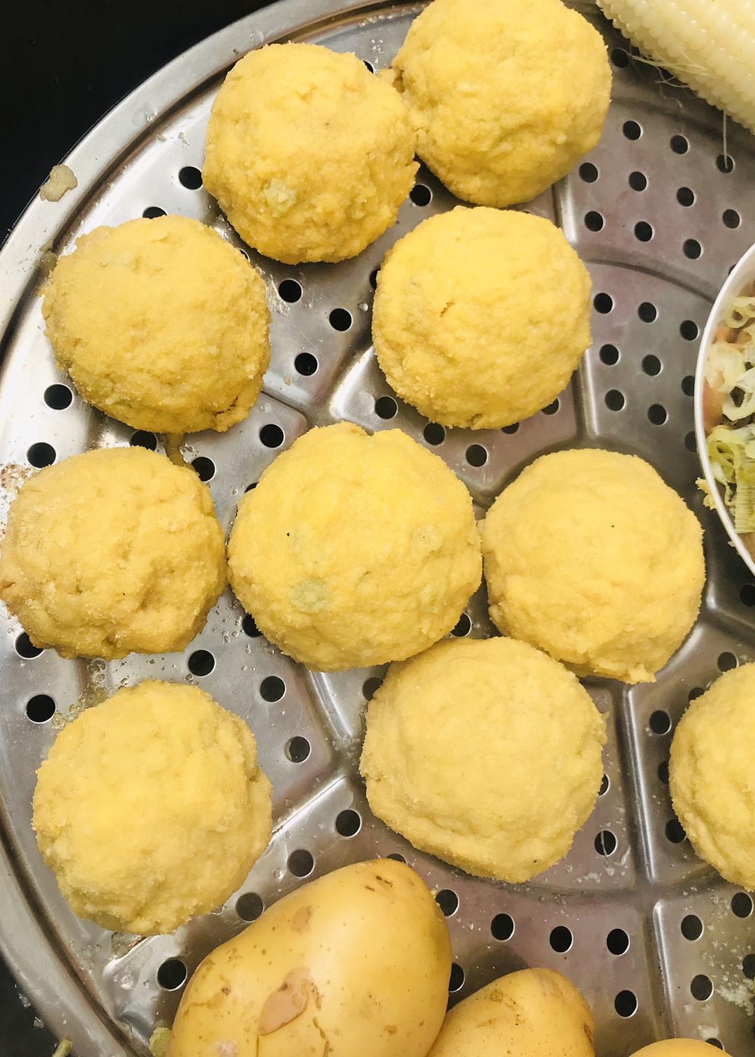 猪肉豆角菜团子的做法 步骤10