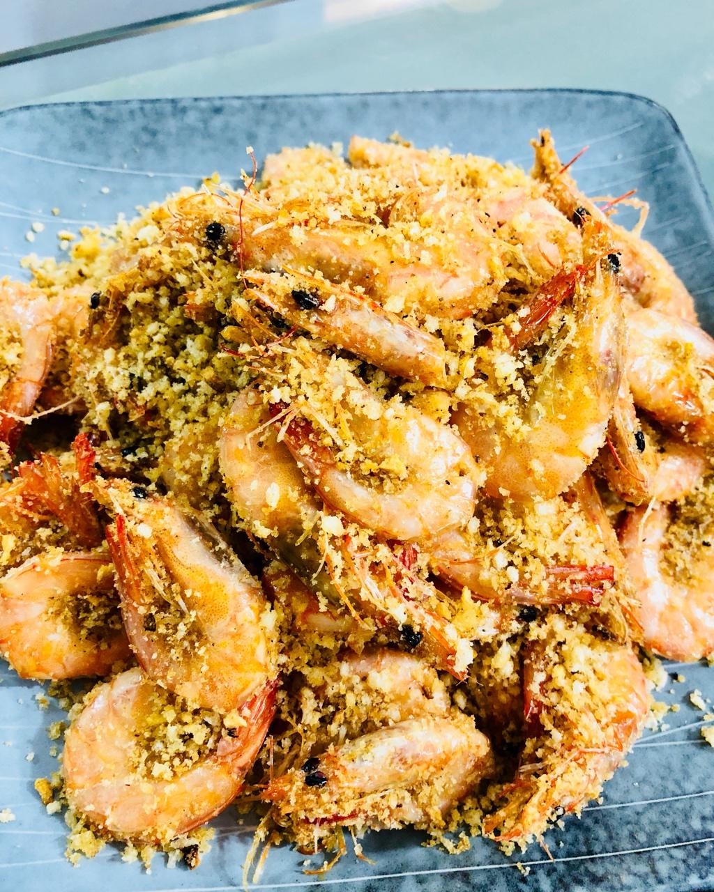 避风塘炒虾