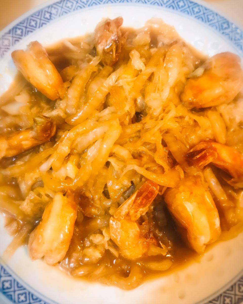 鲁式“四勺”白菜虾