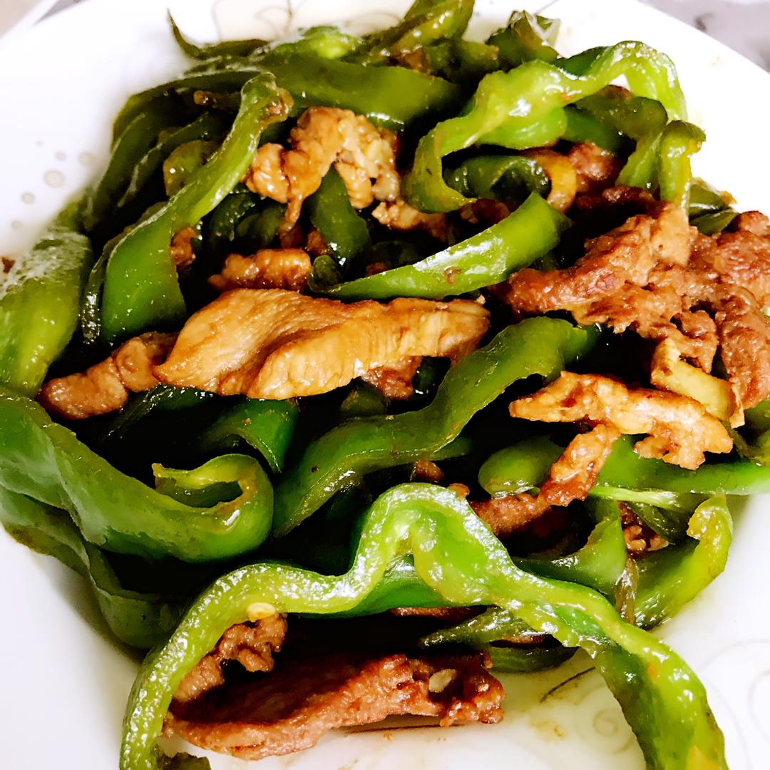 青椒炒肉丝