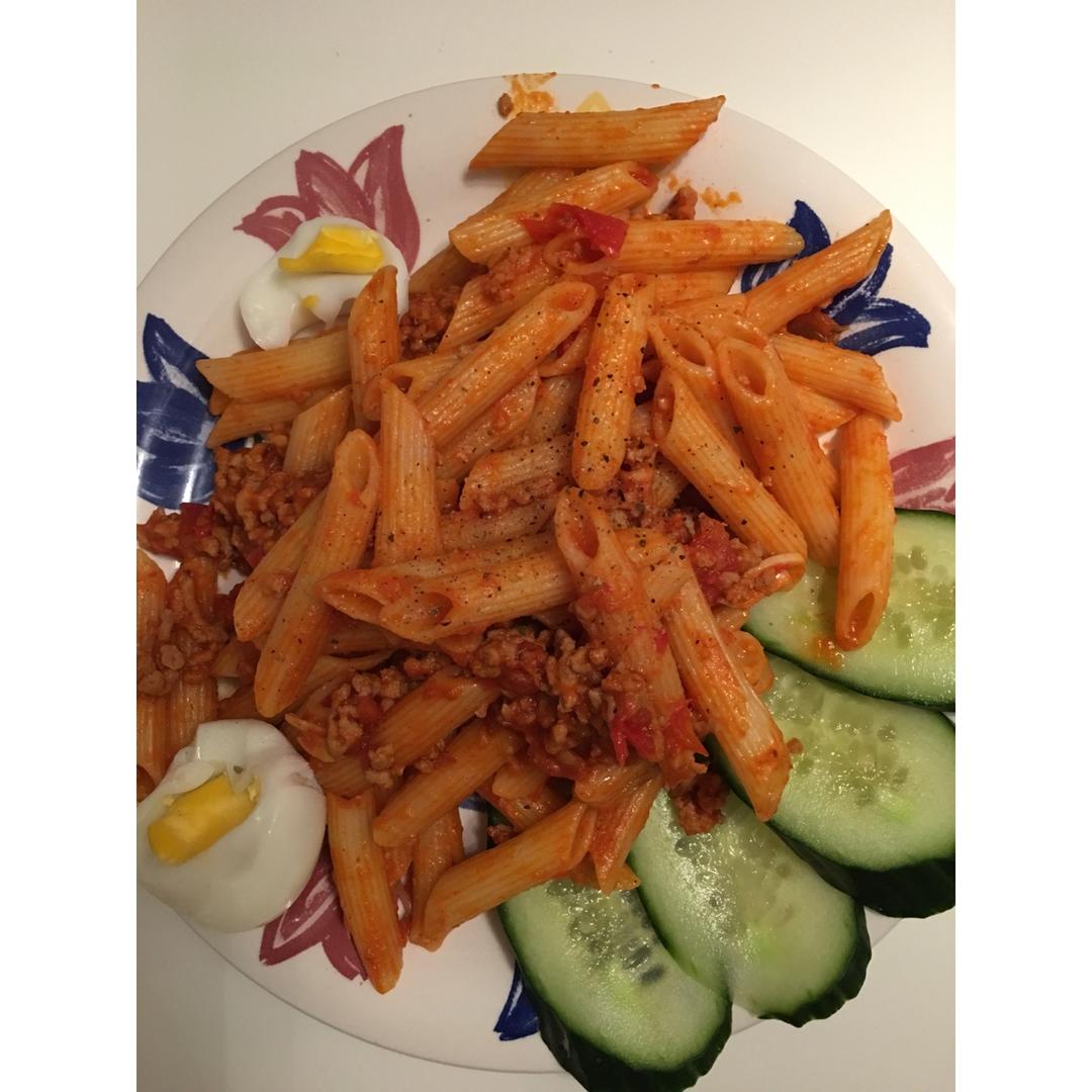 番茄肉酱意大利面