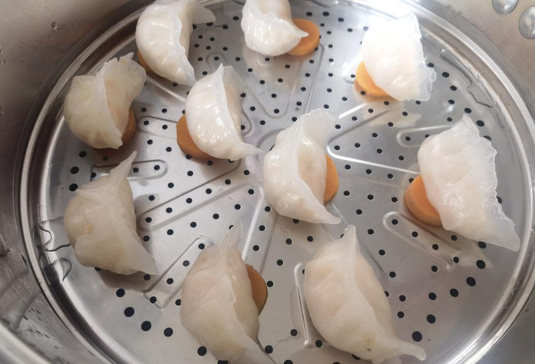 水晶虾饺，老广最爱的一盅两件