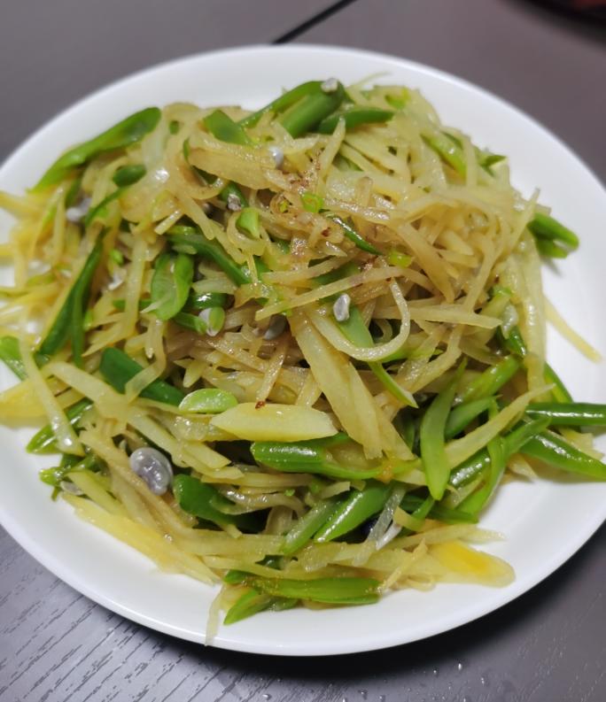 素炒土豆豆角丝