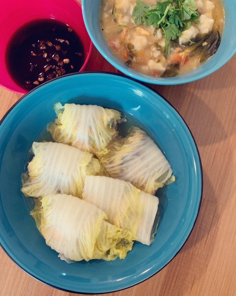 【健康三餐】清蒸鸡肉白菜卷