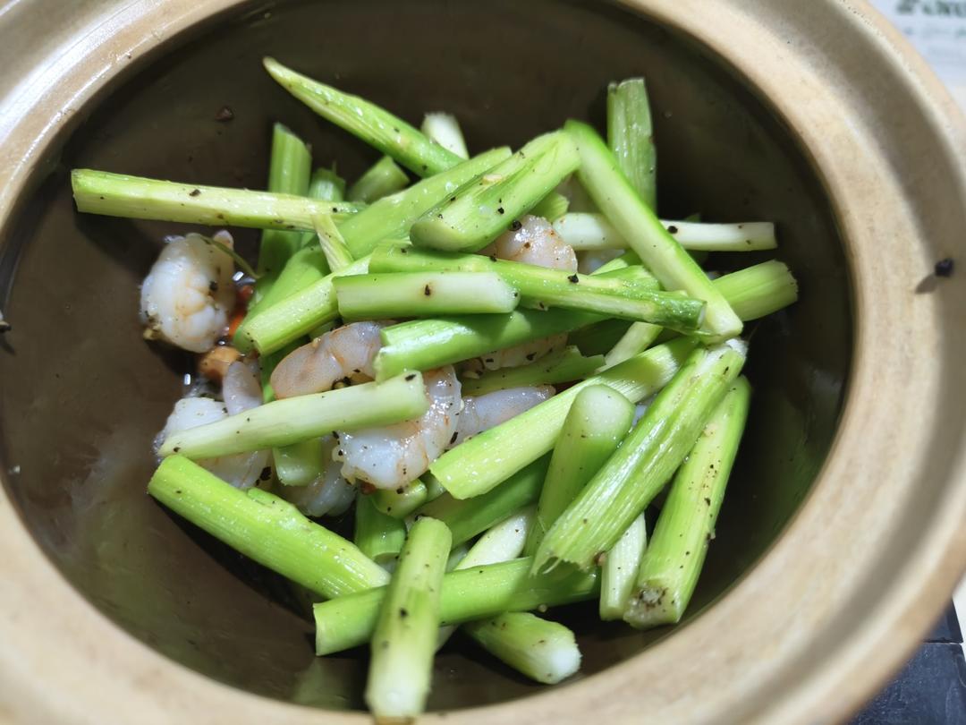 烤芦笋虾仁