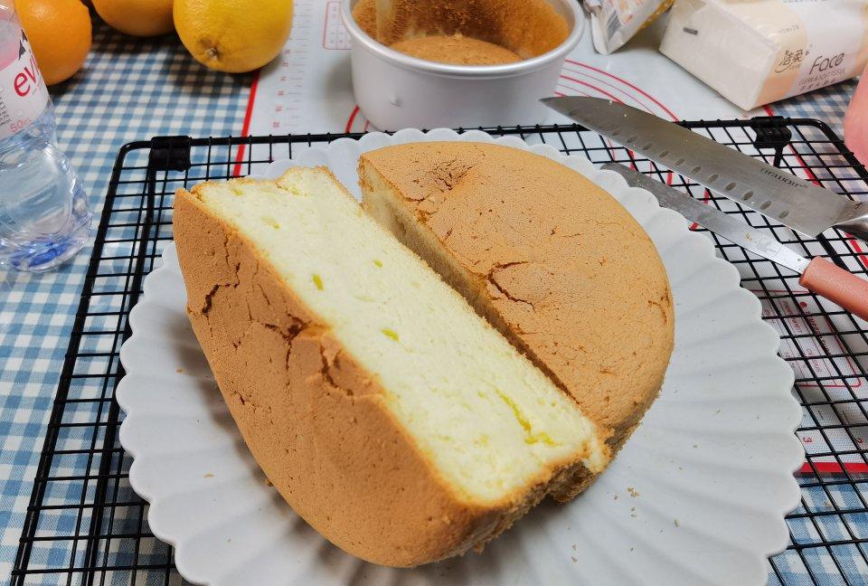 超柔软6寸戚风蛋糕(附8寸配方)零失败 超详细‼️含操作视频