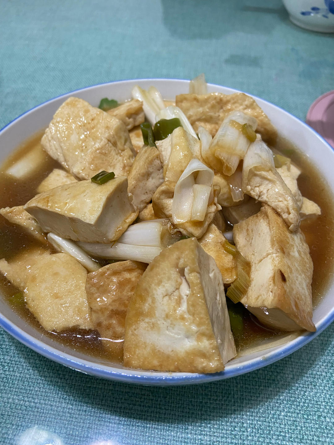 大葱烧豆腐