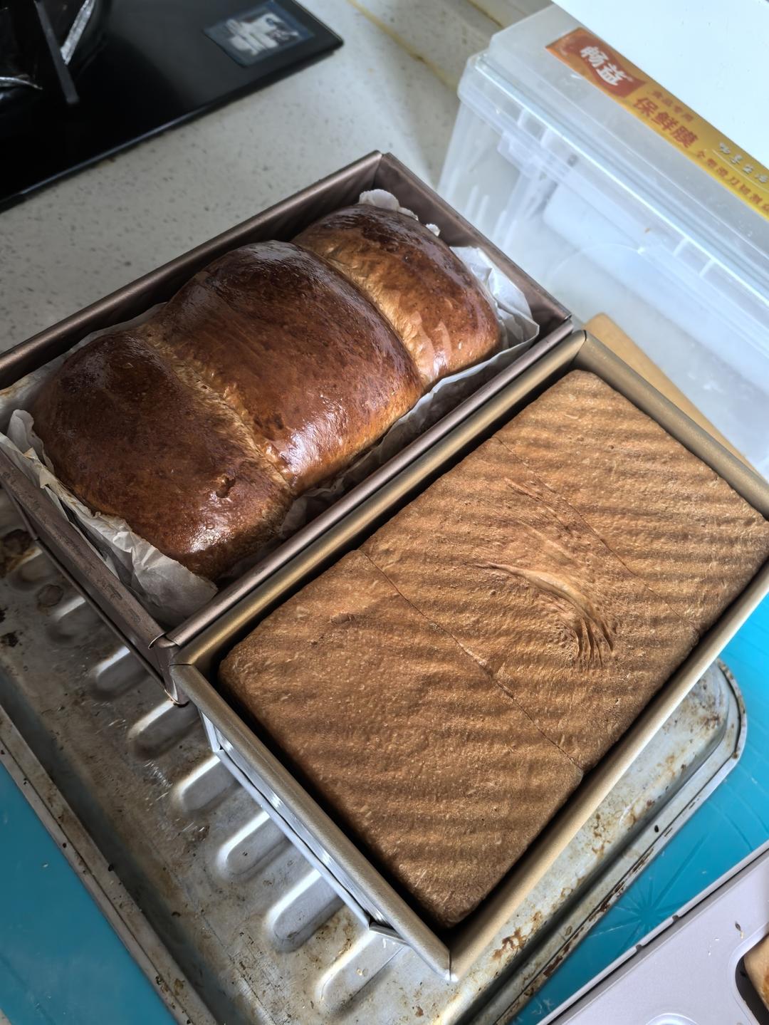 超软拉丝牛奶吐司🍞一次发酵