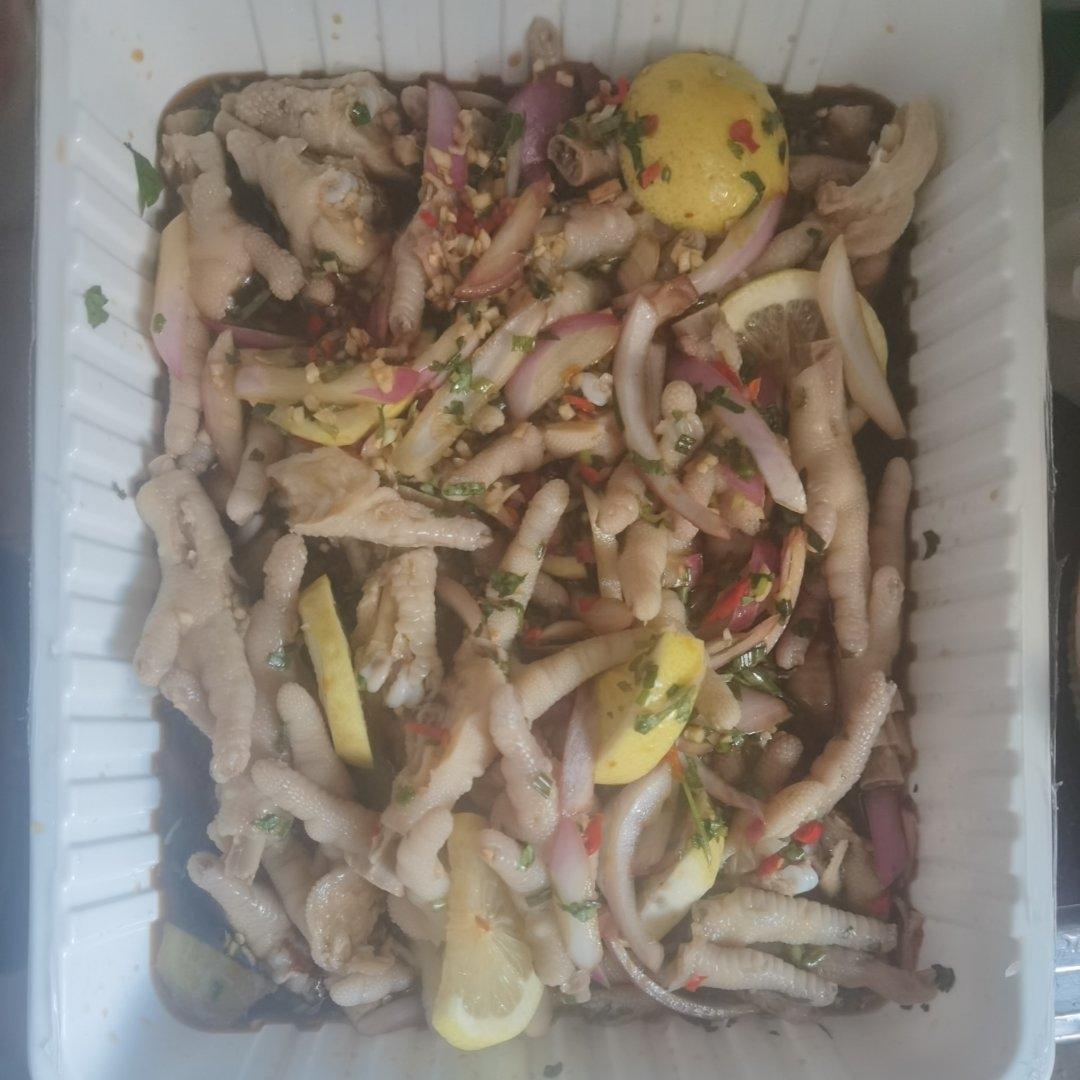 🍋柠檬百香果🌶️酸辣网红鸡爪