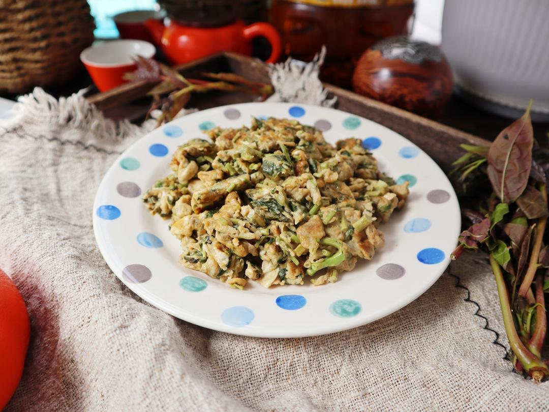 香椿炒鸡蛋❗️春季不可错过的野菜的做法 步骤6