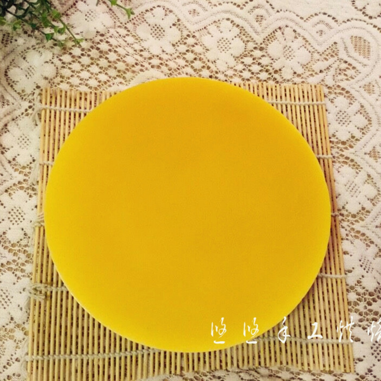 料超足的芒果慕斯蛋糕