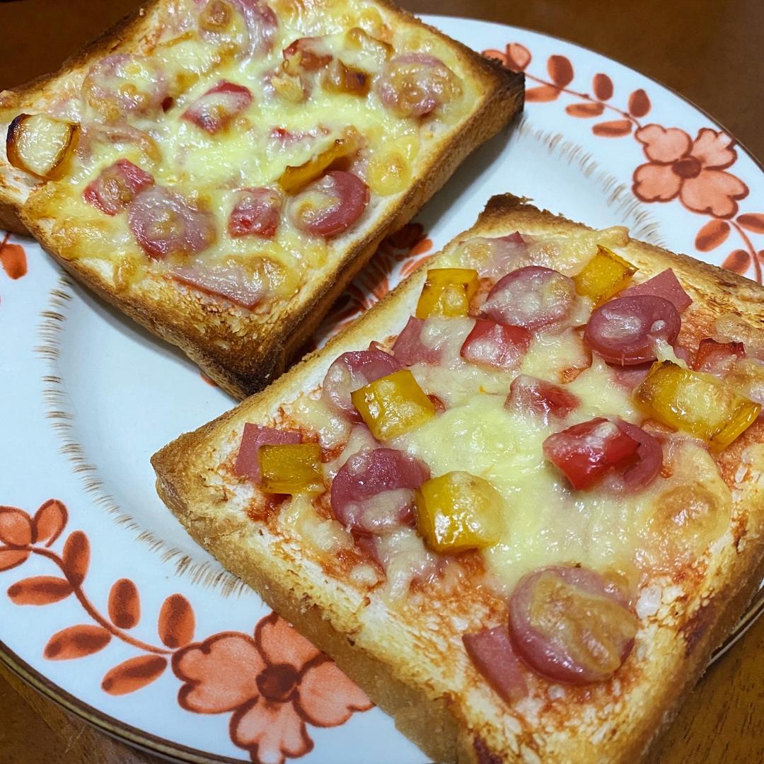 超好吃面包披萨🍕