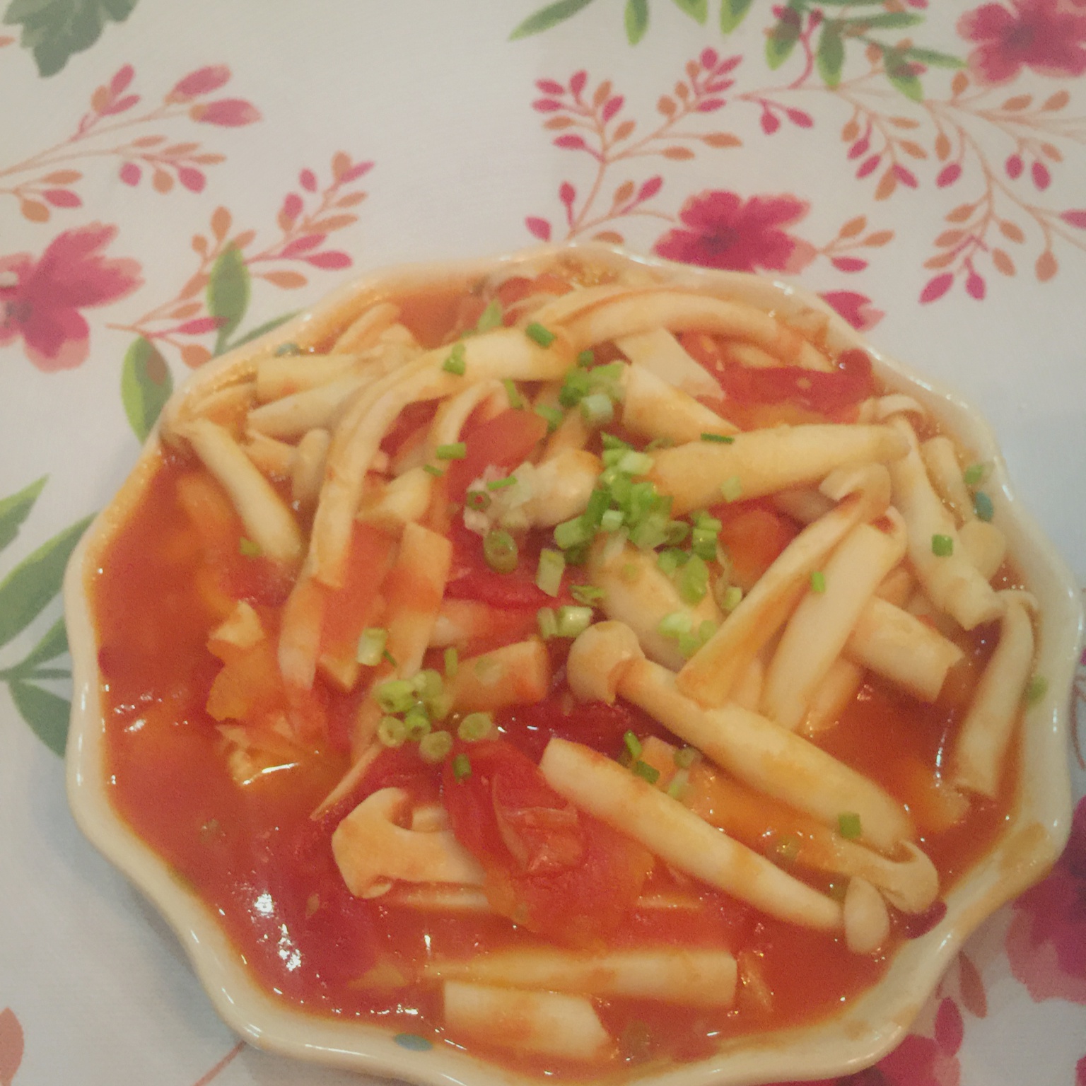 茄汁海鲜菇