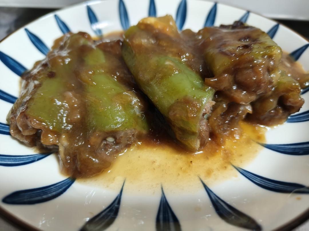 销魂青椒酿肉【超级下饭】