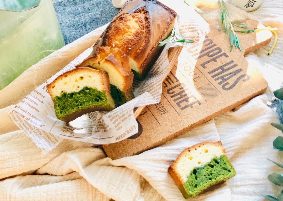 抹茶黑豆之双色磅蛋糕<熊谷裕子>