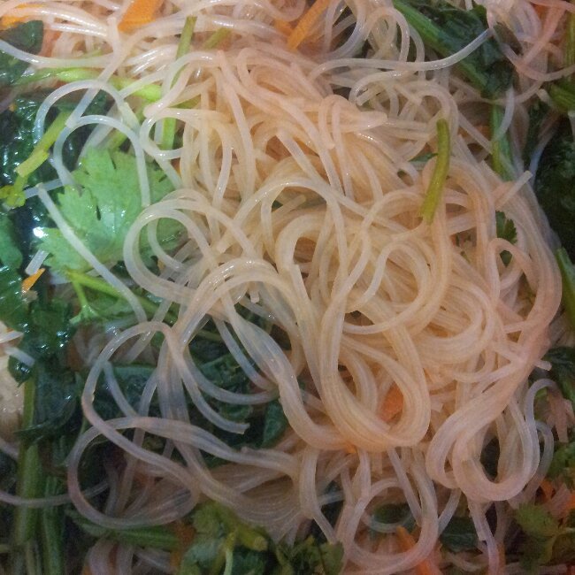 凉拌菠菜粉丝