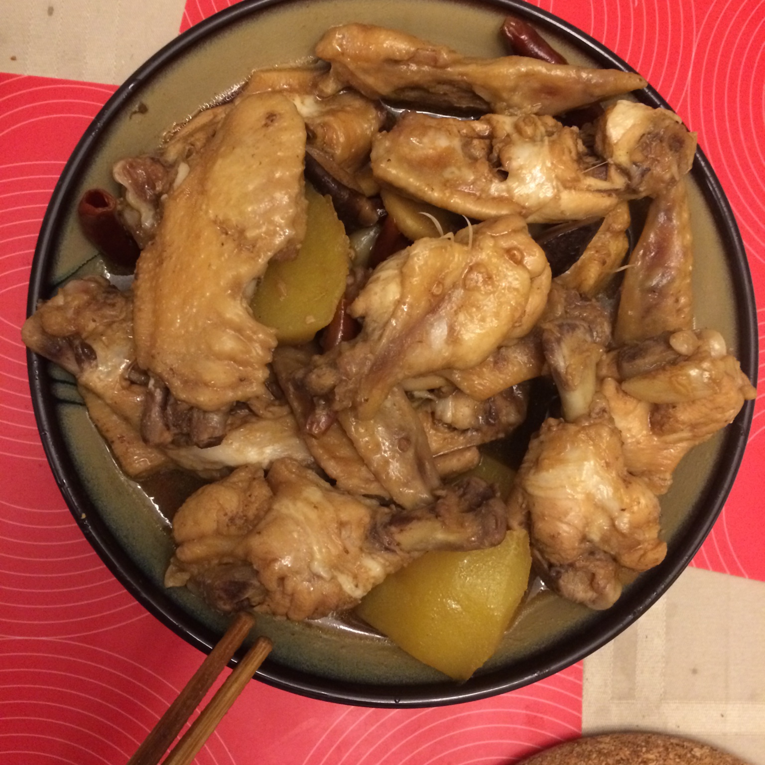 黄焖鸡翅——文怡家常菜