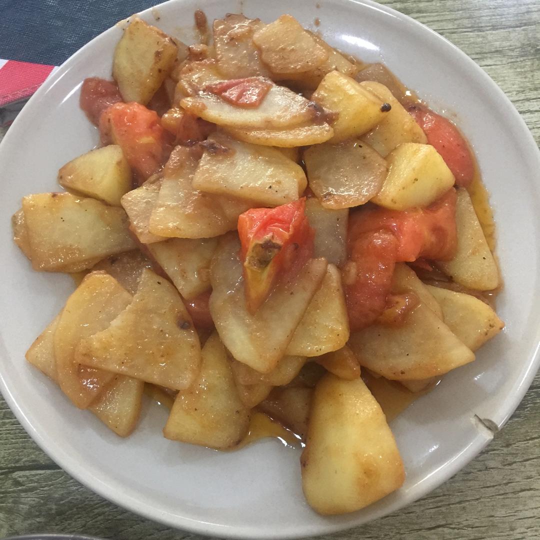 西红柿炒土豆