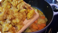 咖哩素牛筋锅的做法 步骤6
