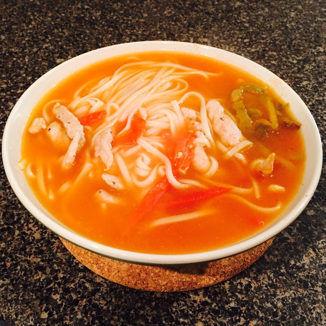 番茄肉棍面的做法 步骤1