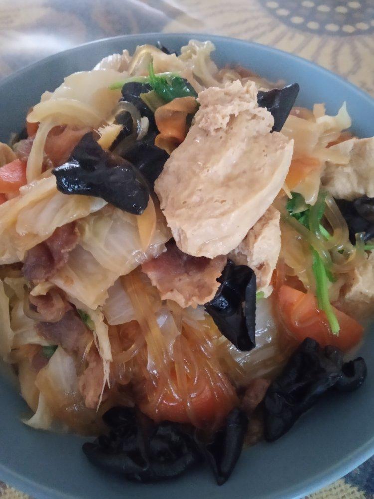 大白菜五花肉炖粉条