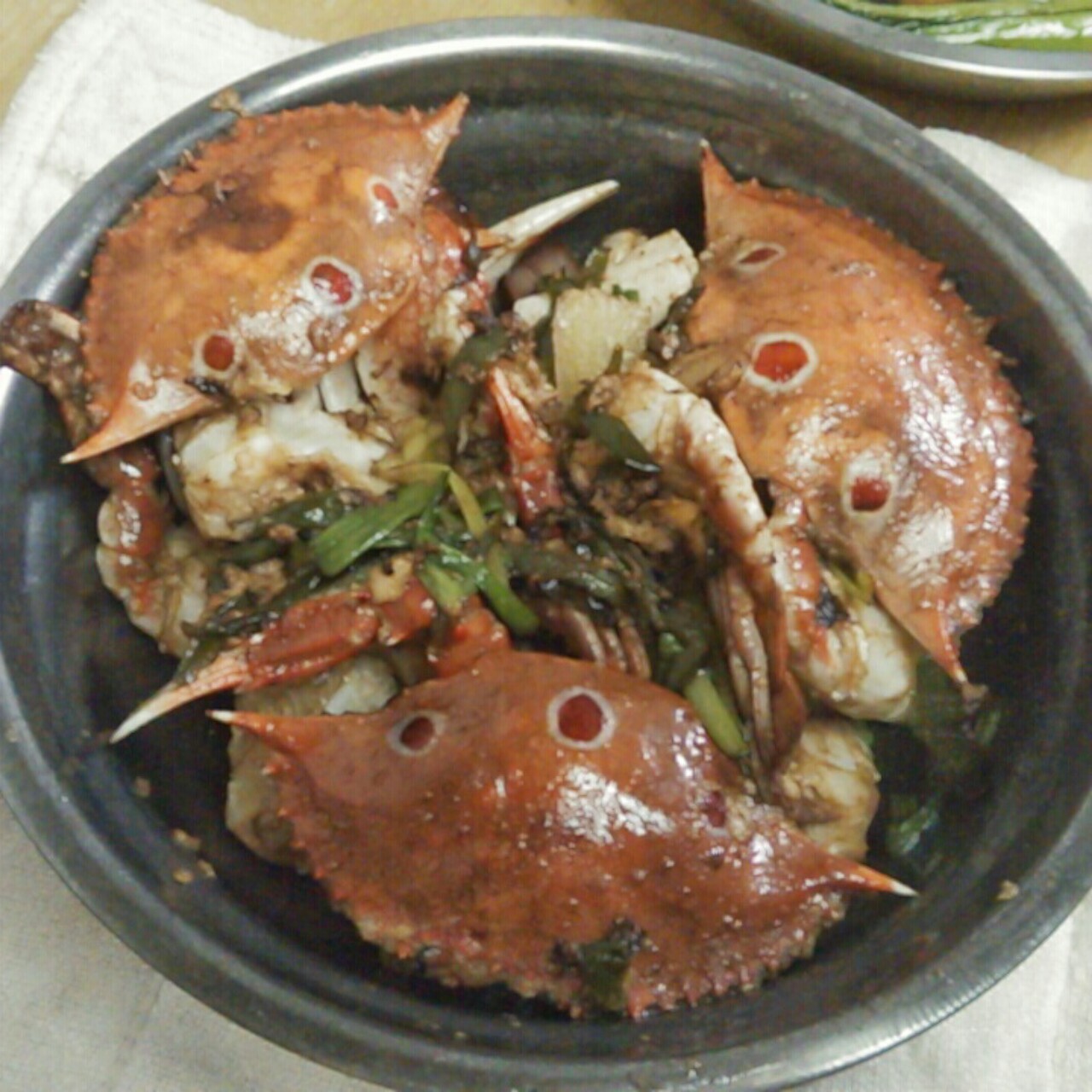 葱姜梭子蟹