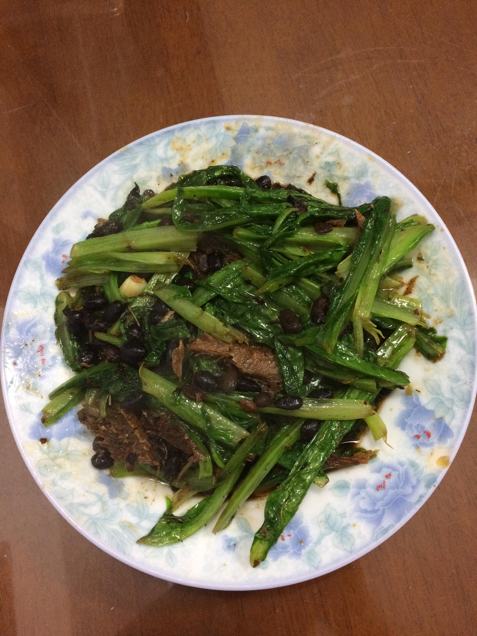 豆豉鲮鱼油麦菜
