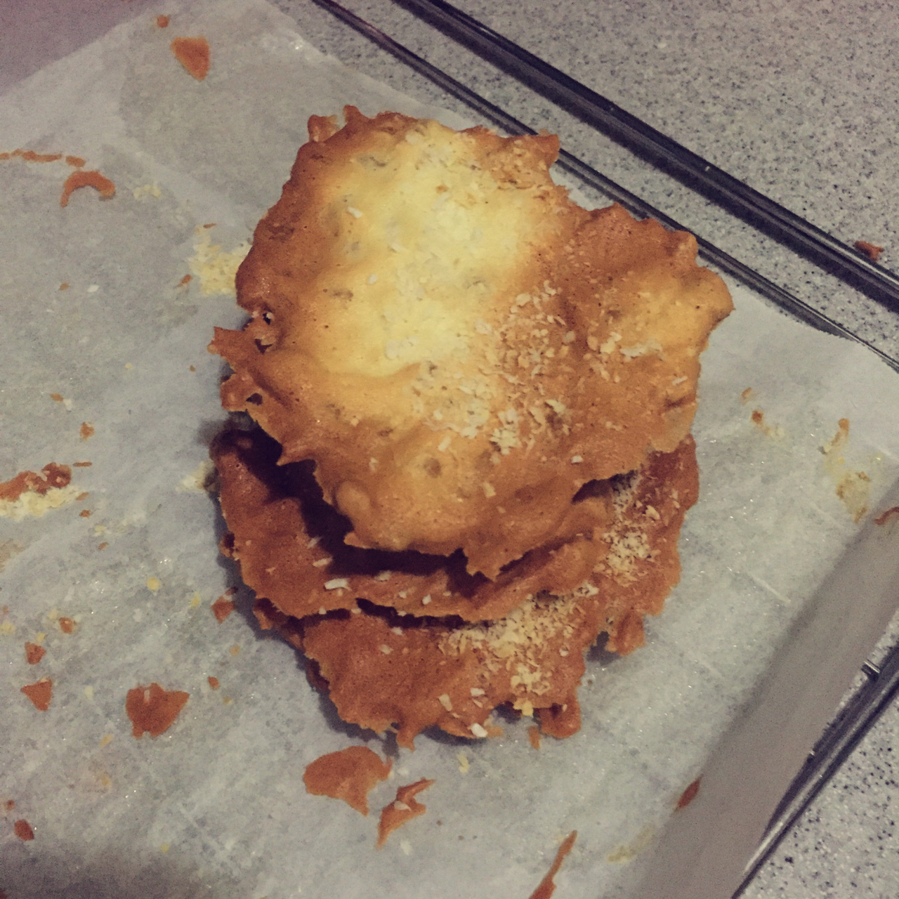 剩余蛋清好去处——杏仁薄饼