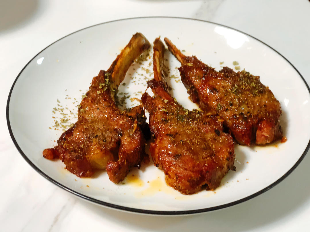 超好吃的烤羊排烤箱版