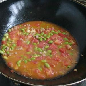 番茄青豆炒肉末的做法 步骤5