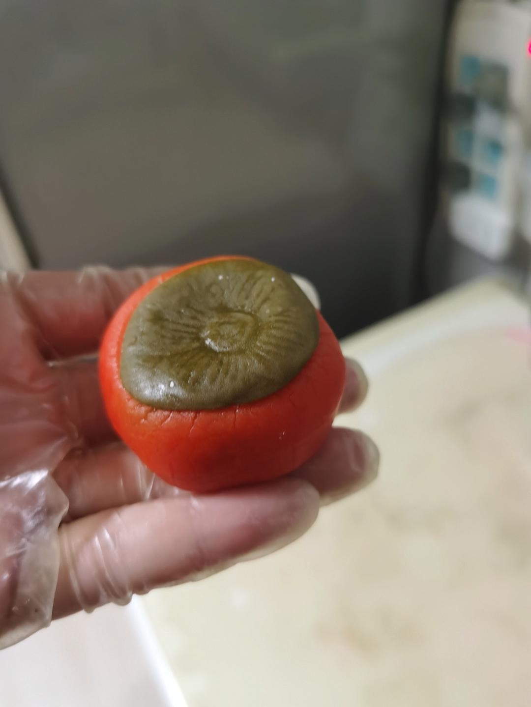 网红好柿🍅花生🥜月饼教程 无黄金芝士粉版