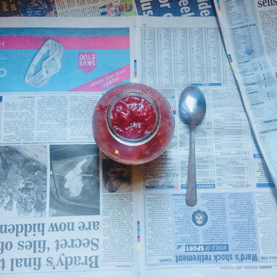 自制无添加草莓酱