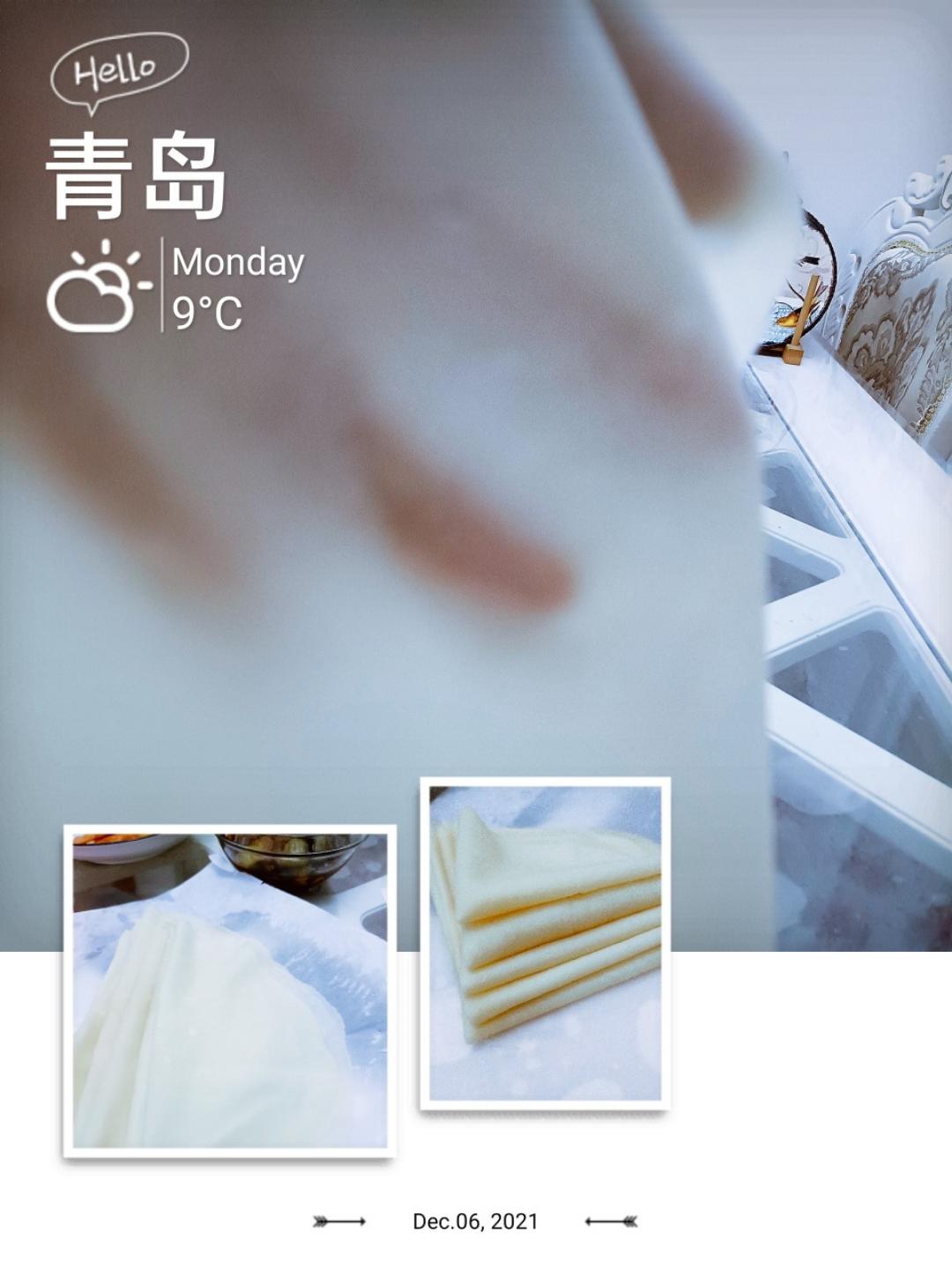 一个窍门教你擀出薄的透花的蒸单饼