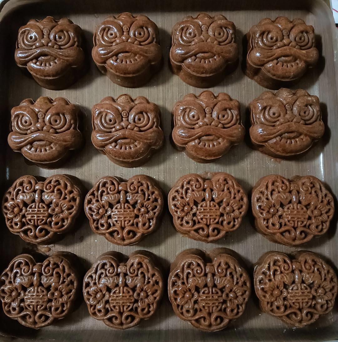 🥮黑糖五仁｜广式月饼｜万能黑糖广式月饼皮