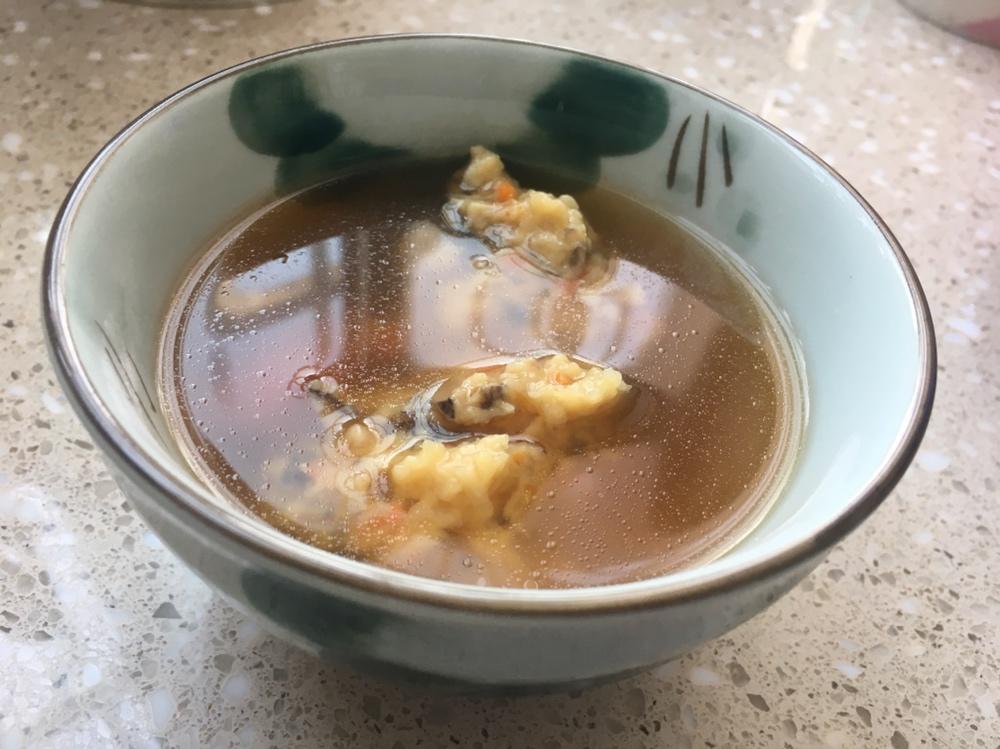 香菇胡萝卜鸡胸肉丸子汤（减肥）