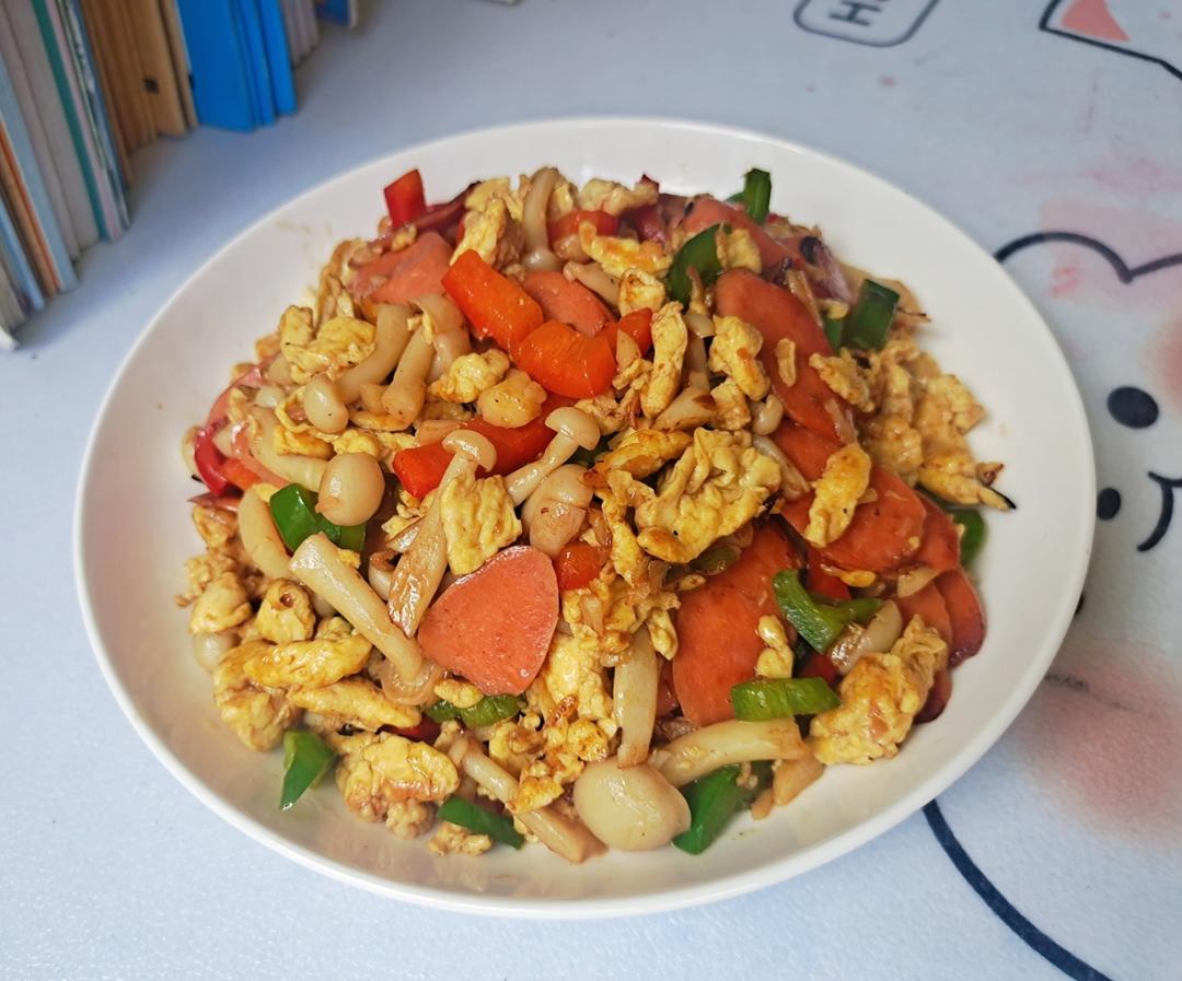 白玉菇炒饭