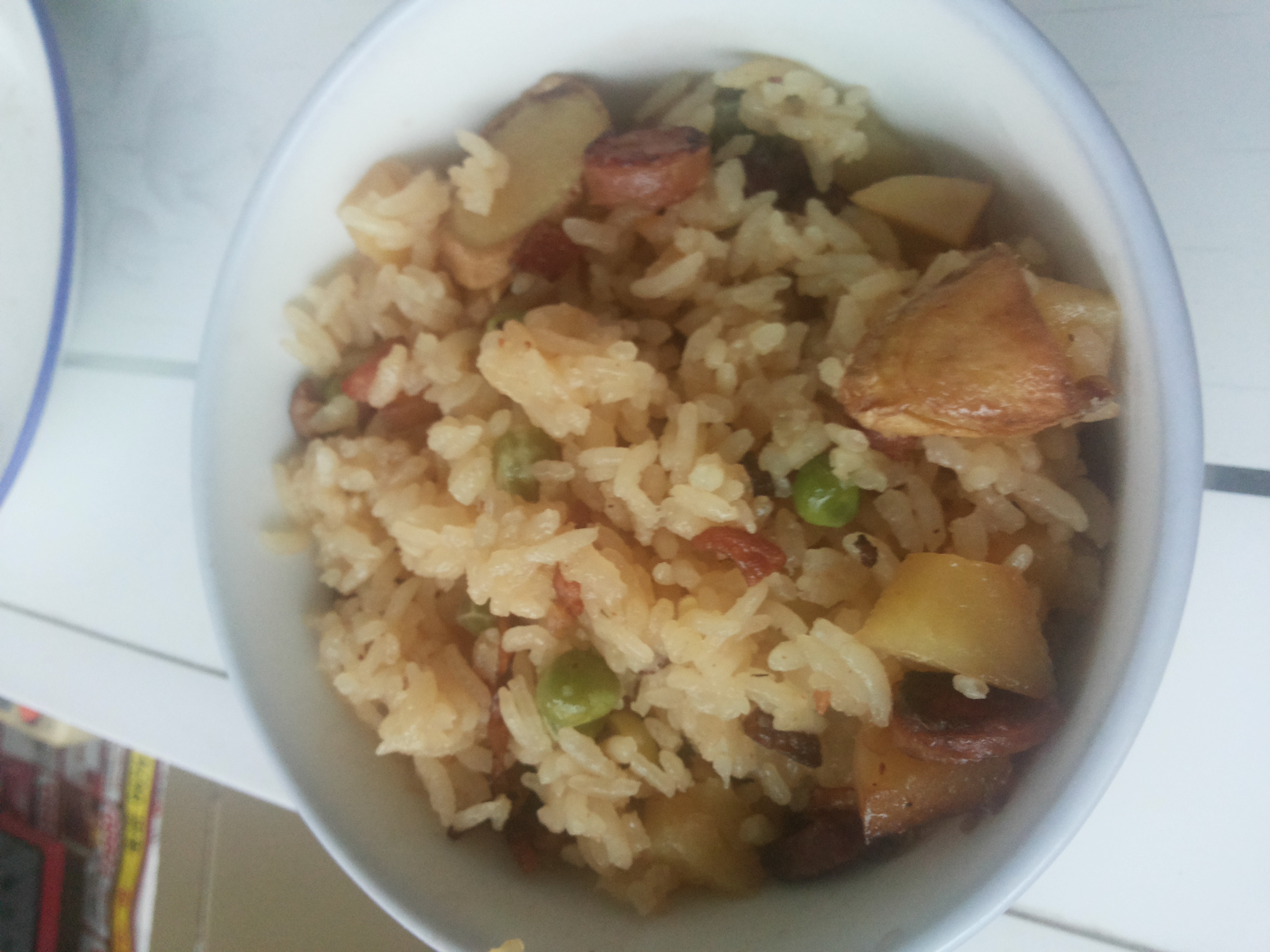 土豆腊味饭