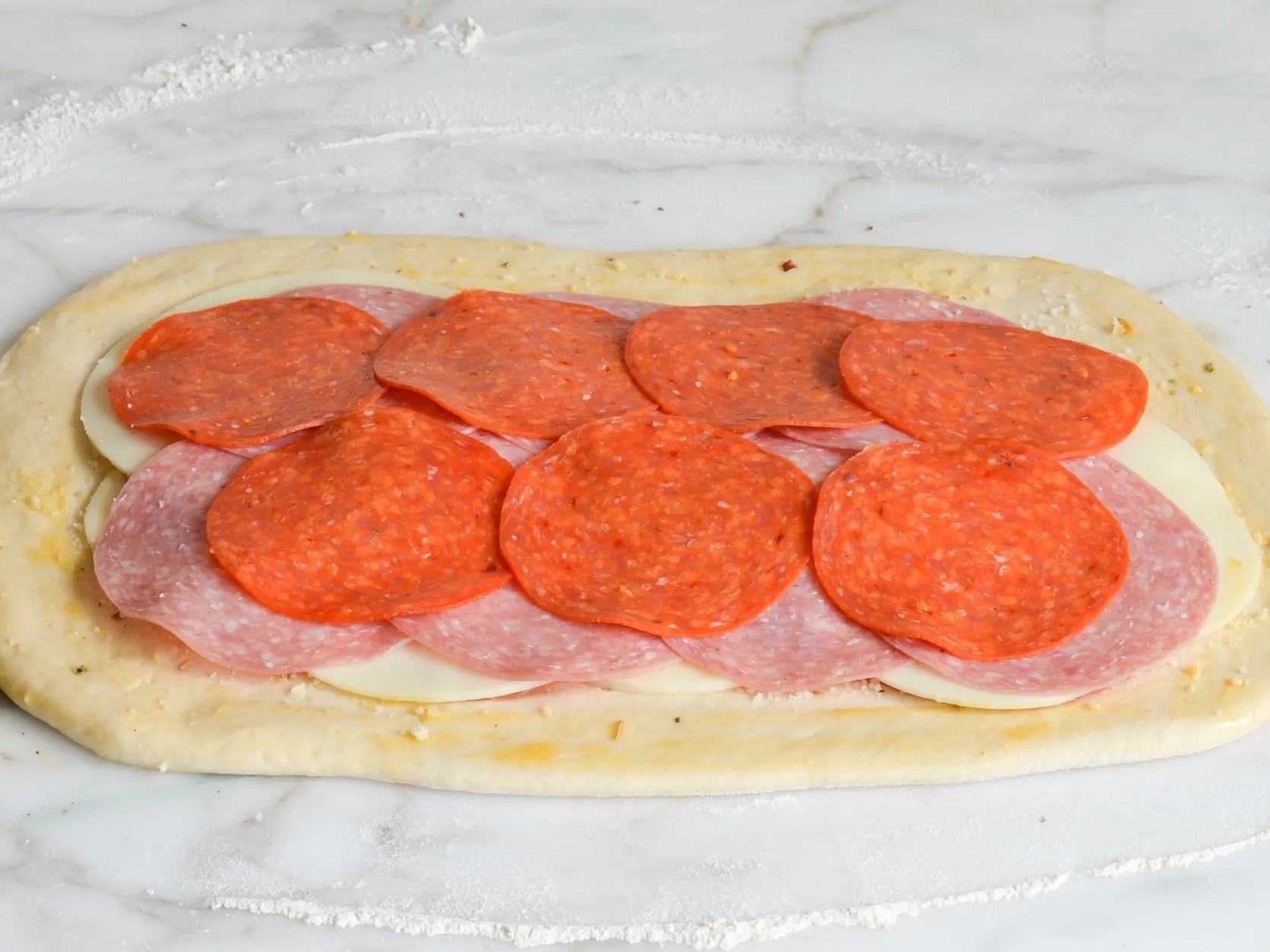 美式意大利料理—Stromboli Bread的做法 步骤8