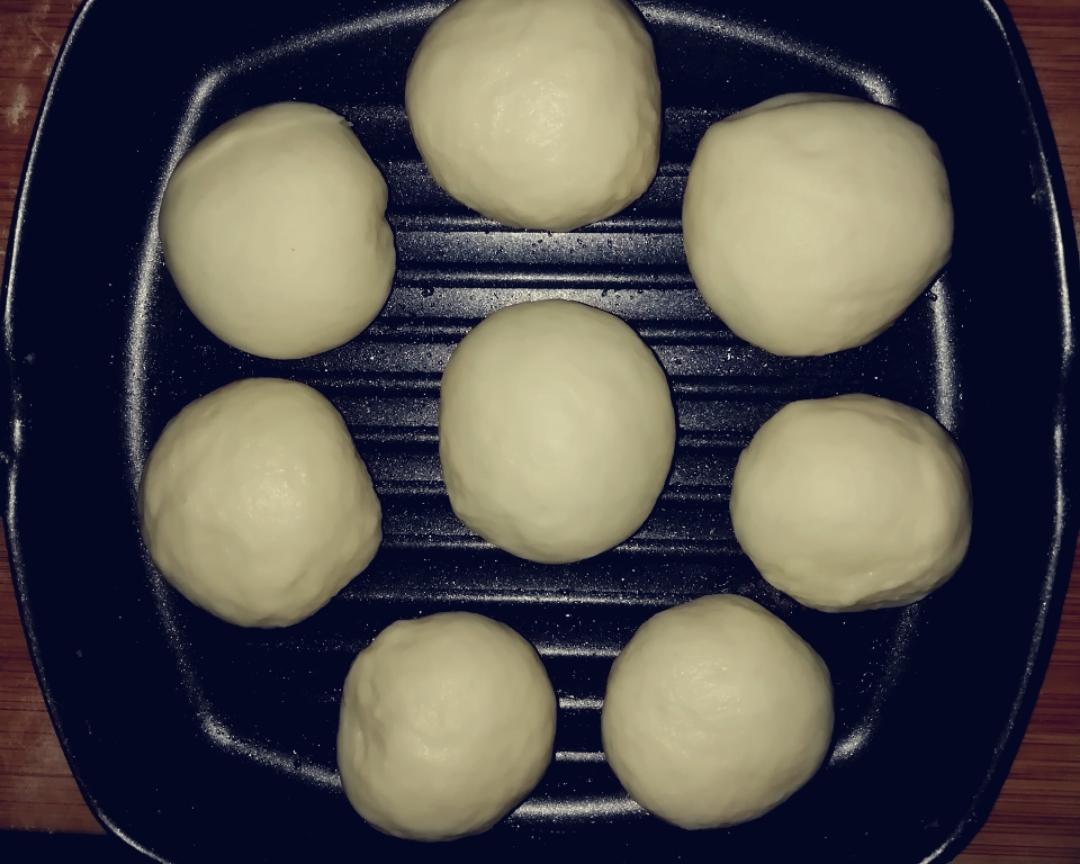 椰浆泡浆小面包（面包机与小烤箱合作）的做法 步骤2