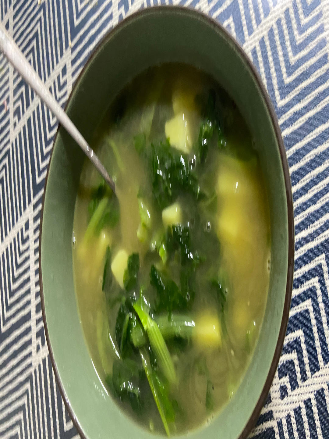 小白菜炖土豆超级下饭