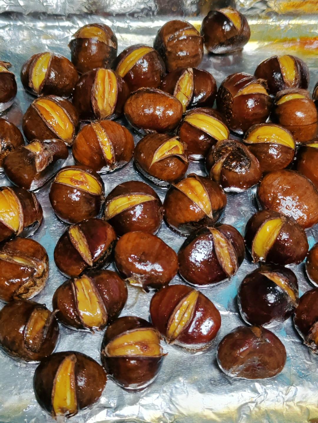 ‼️香甜软糯‼️轻松好剥㊙️烤箱版糖炒栗子