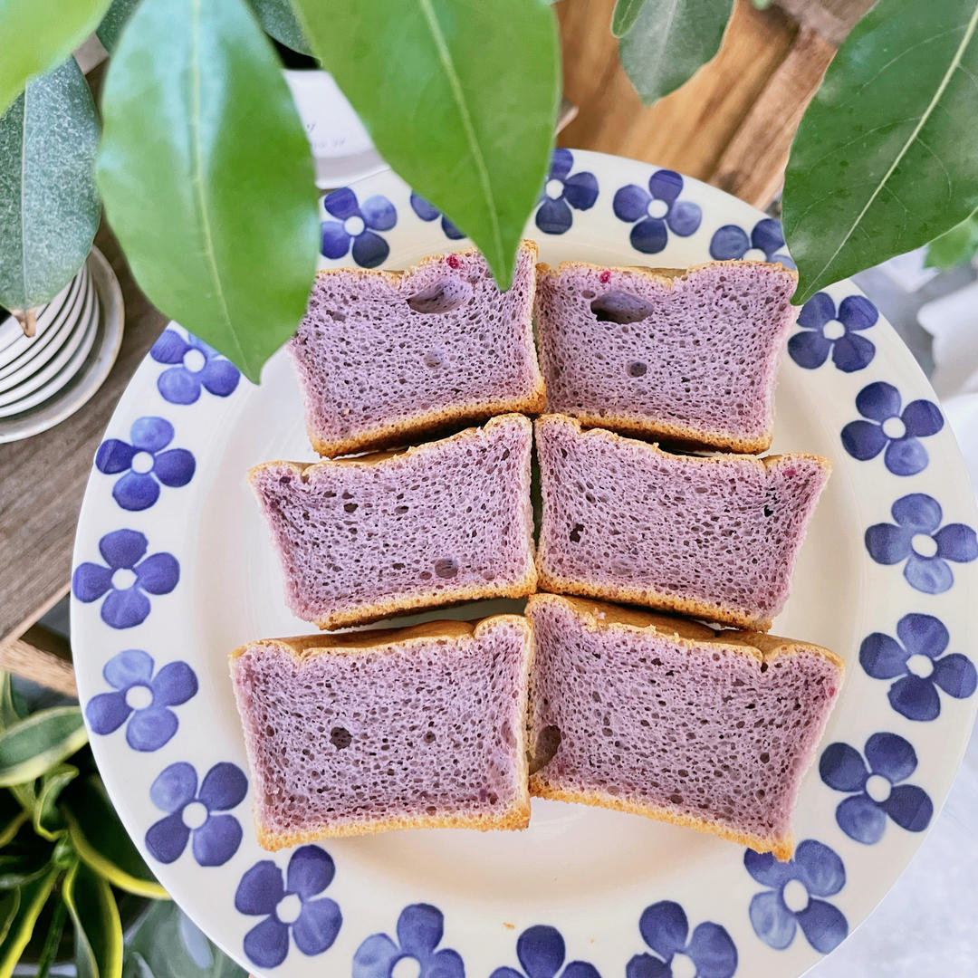 猪小佳佳佳做的92梦幻温柔紫紫薯戚风蛋糕不氧化变色的秘密