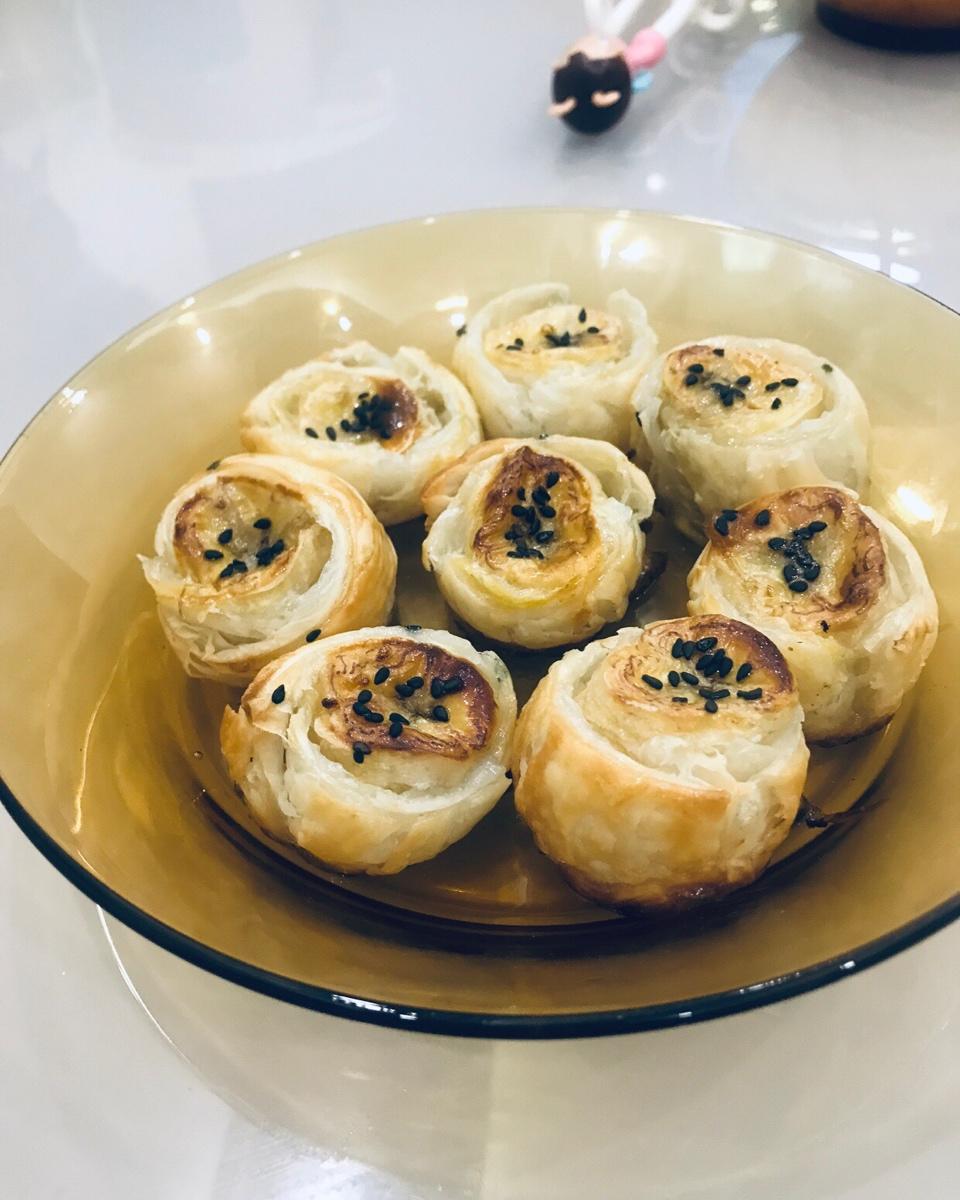 手抓饼版香蕉塔