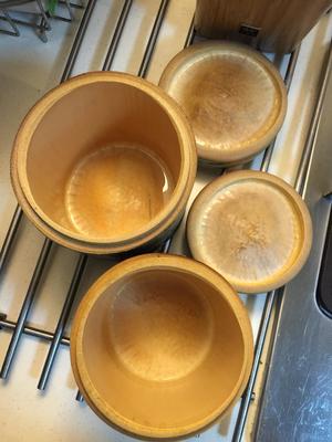 香菇腊肠竹筒饭的做法 步骤1